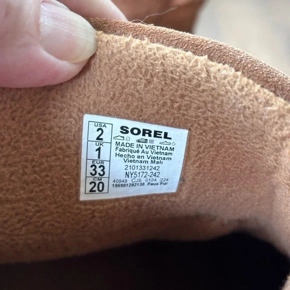 Sorrel youth suede waterproof boot - Picture 6 of 6